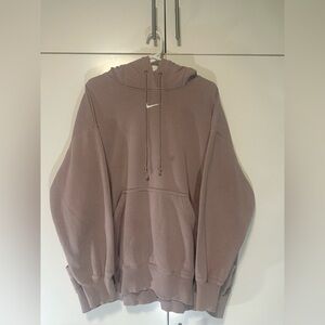 Nike Sportwear Women's XL Oversized Phoenix Fleece Hoodie Brown DQ5860-272